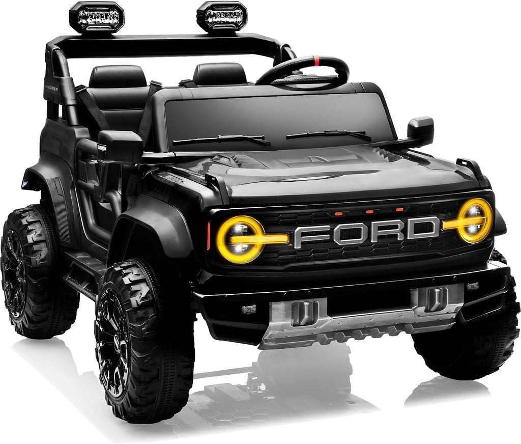 24V 2 Seater Kids Ride on Toys (Black)