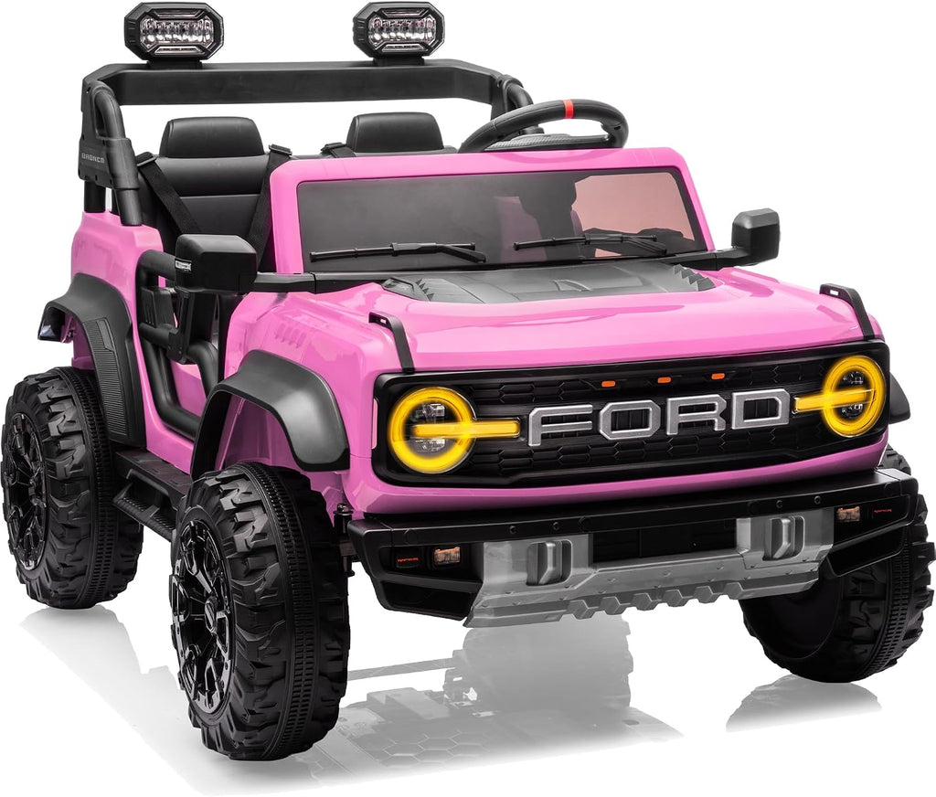 24V 2 Seater Kids Ride on Toys (Pink)